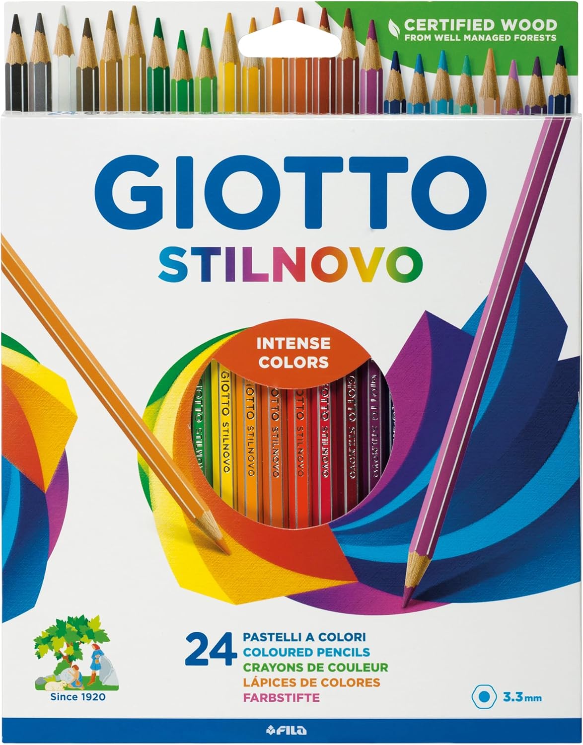 24 PASTELLI GIOTTO STILNOVO